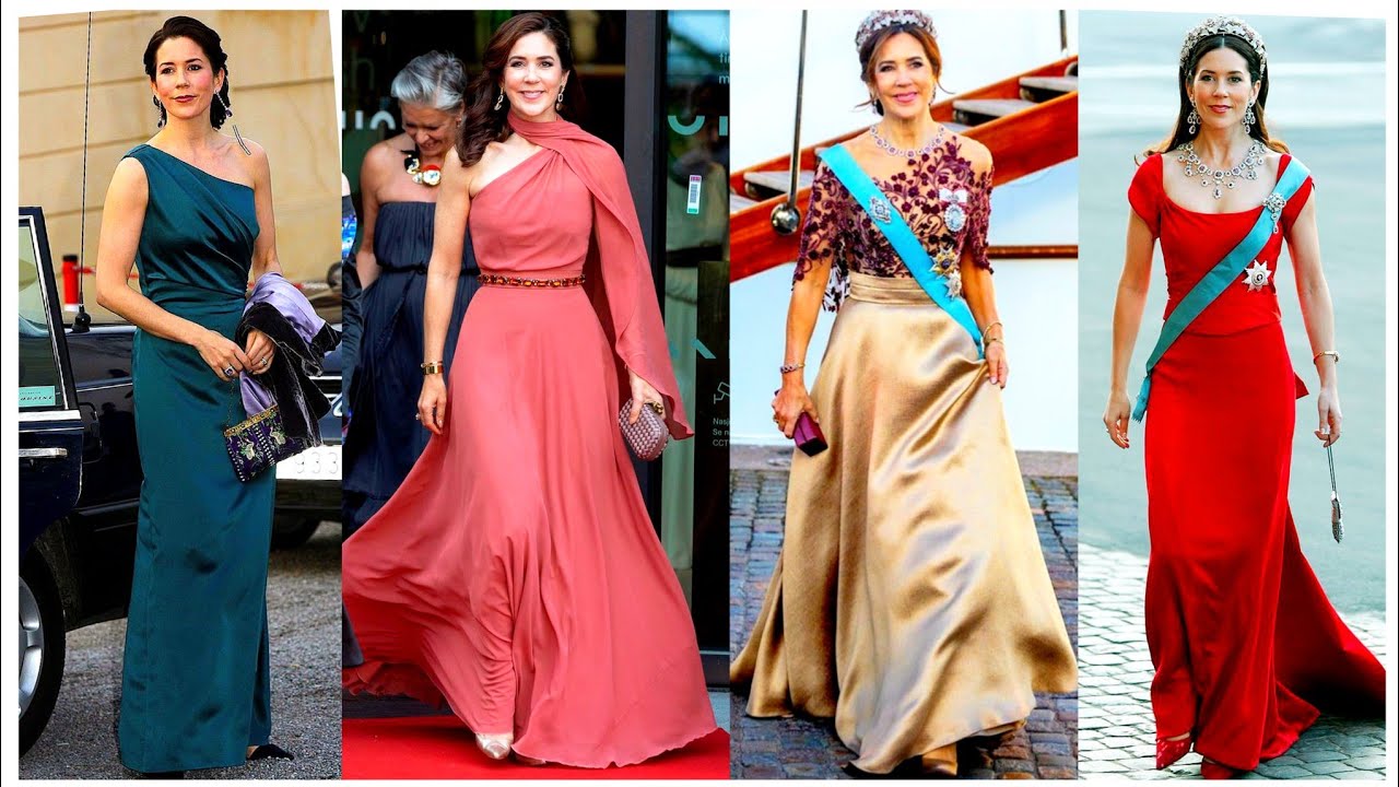 👑Princess Mary fashion Dress design||Princess Of Denmark 💞iconic look In long Maxi Dresses