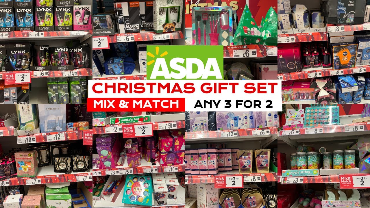 ASDA CHRISTMAS GIFT SET COLLECTION WITH PRICE DEC 2022 | MIX & MATCH | ASDA HAUL | TRAVELANDSHOP