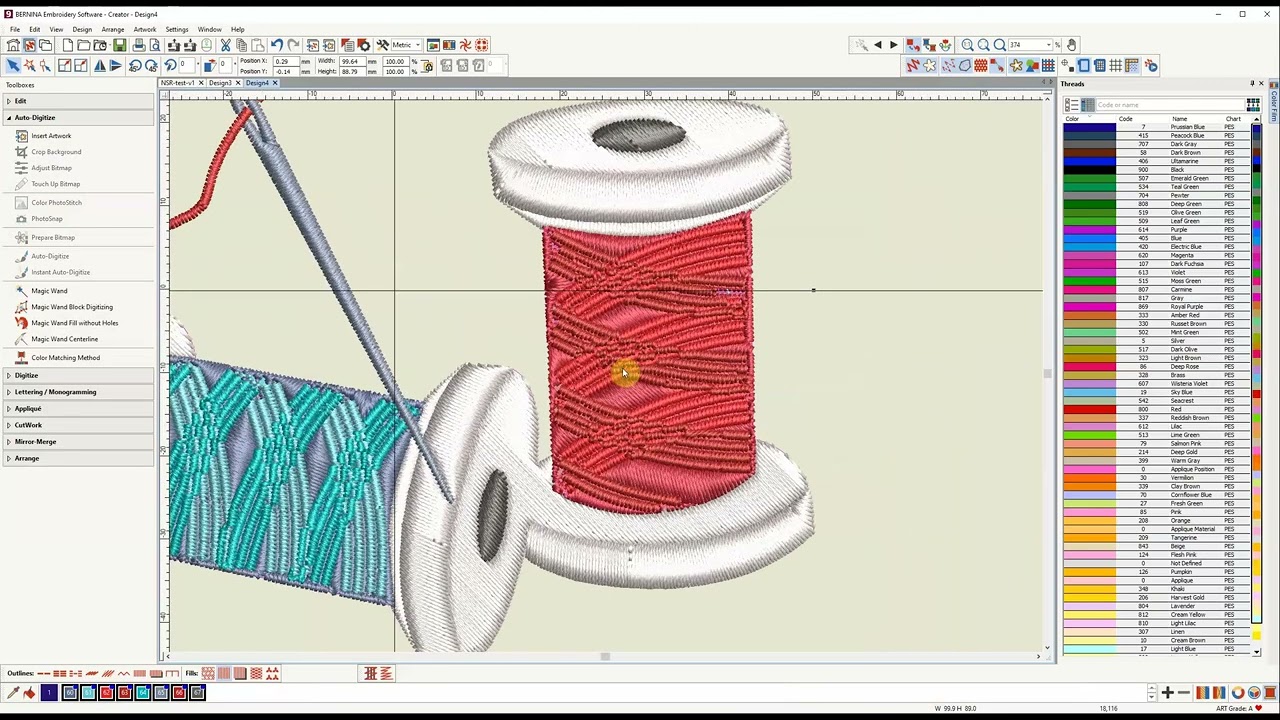 Bernina Bernette Creator 9 Embroidery Software Demo