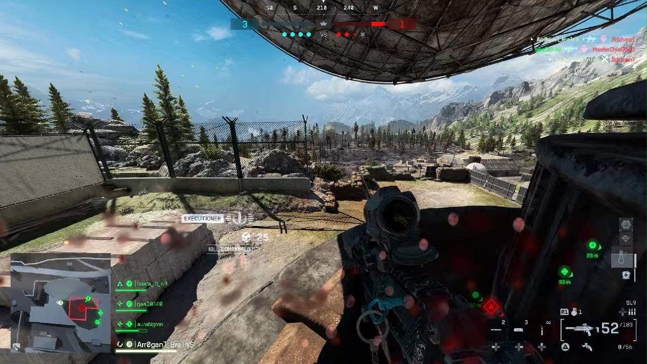 Battlefield 6 M123K thermal gameplay