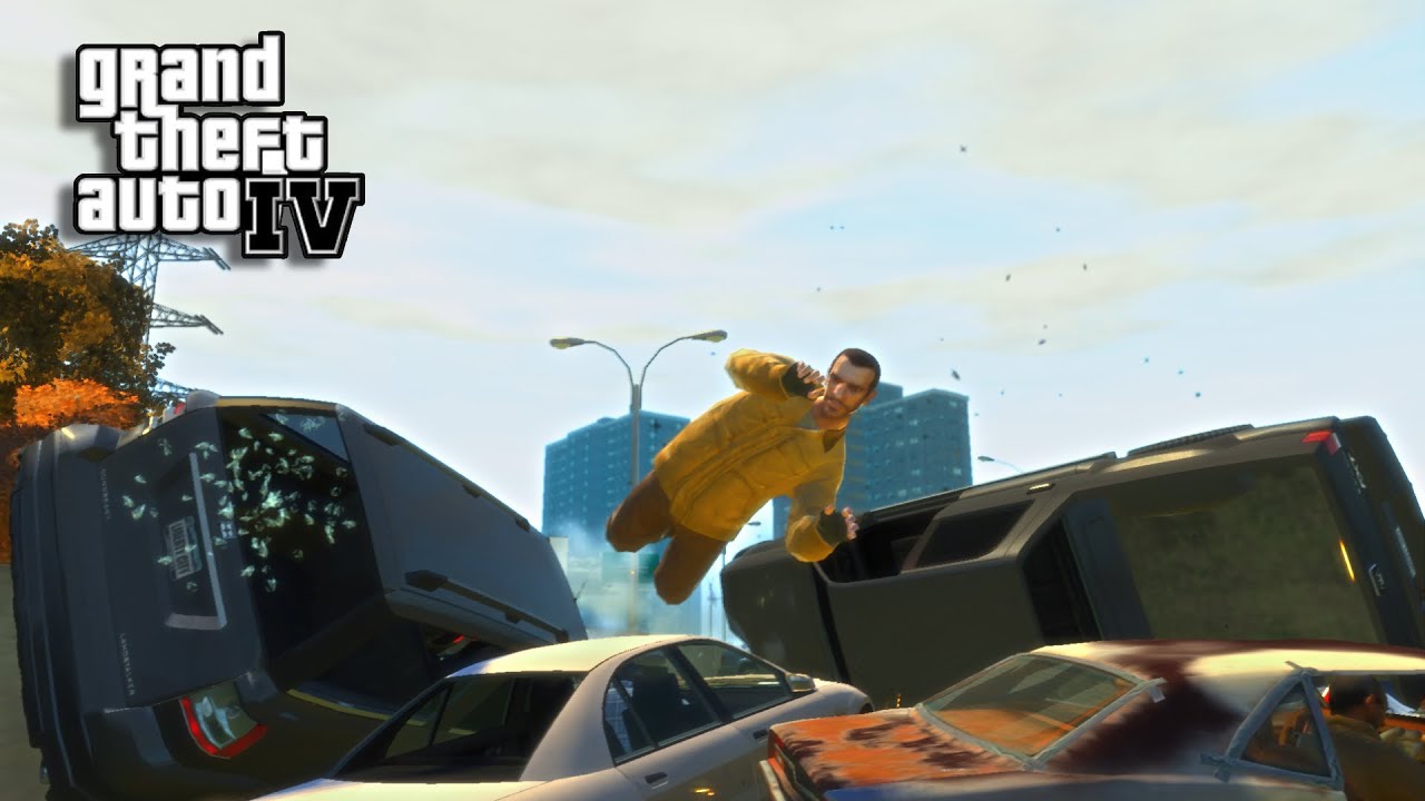 GTA 4- EPIC CRASHES & RAGDOLLS #17