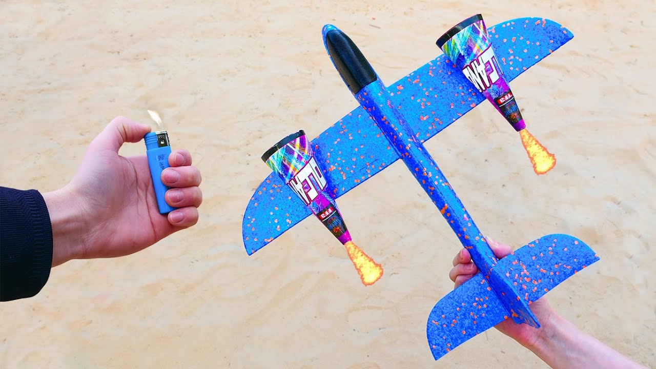 Experiment: Fireworks and Airplane !