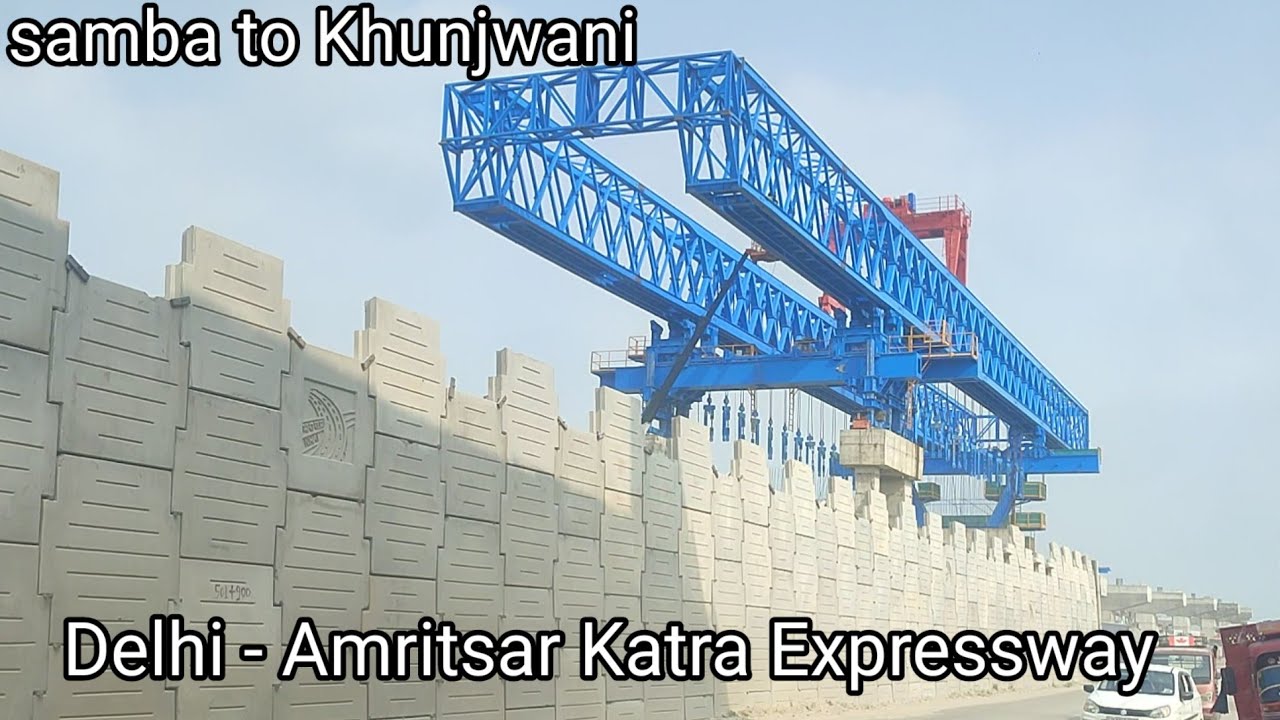 NH 44 road Delhi - Amritsar Katra Expressway Samba to khunjwani Update 