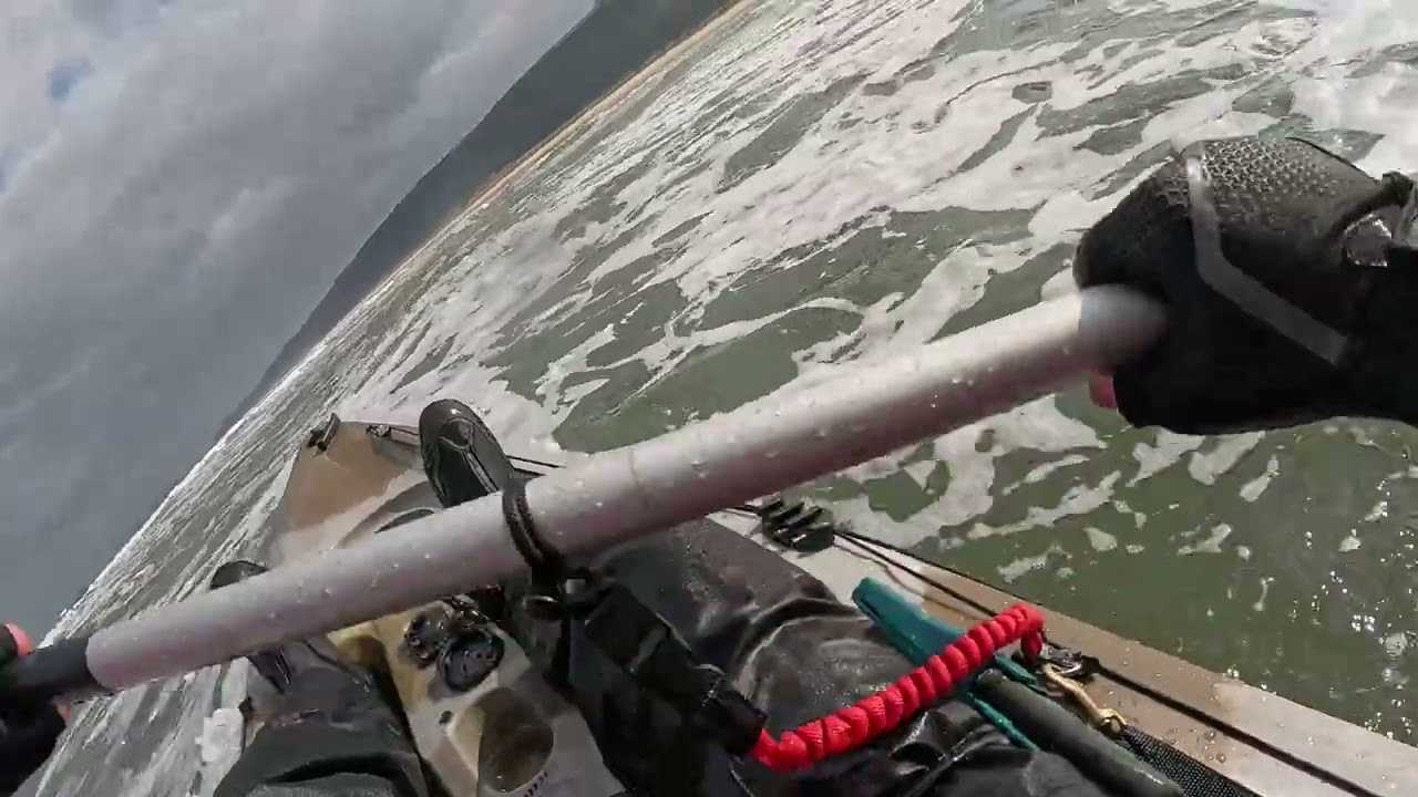 Kayak Fishing, Tips on how to land on a surf beach in rough conditions