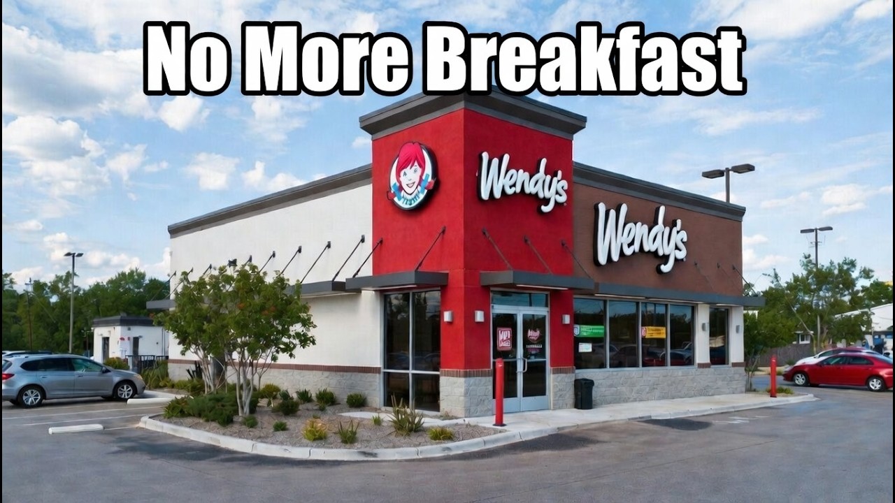 Сеть ресторанов Wendy's прекращает подачу завтраков из-за серьезных проблем.