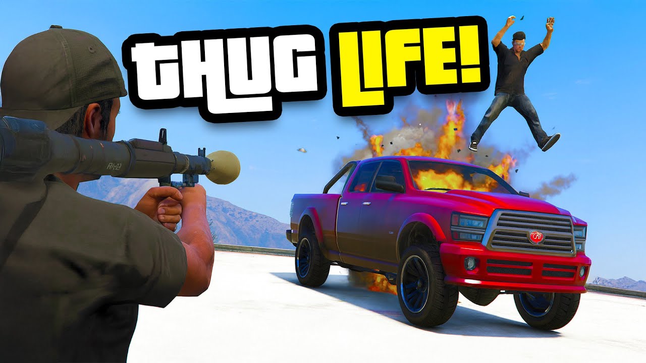 BEHIND THE SCENES OF GTA 5 THUG LIFE!