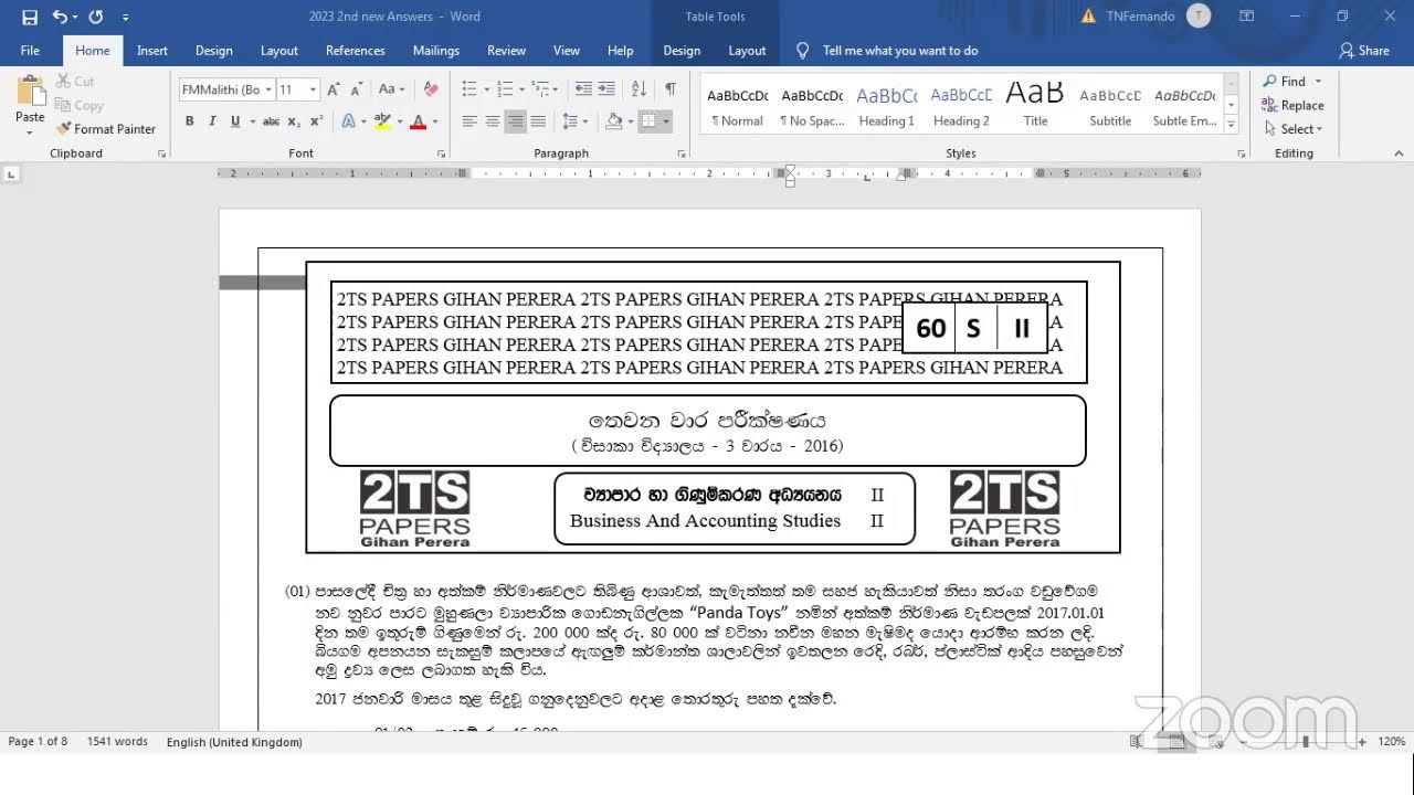 2TS Discussion Grade 10 3rd Term 2023-03-09