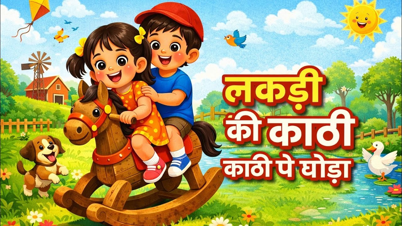 लकड़ी की काठी | Lakdi Ki Kathi | Hindi Kids Rhyme