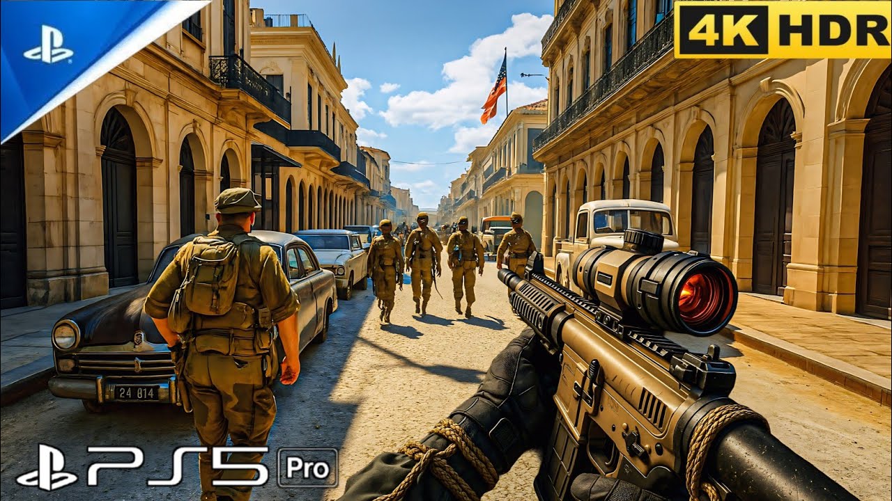 US Marines vs RPG Ambush | WAR PIG Middle East Secret Operation | COD4 MW Realistic gameplay [4KHDR]