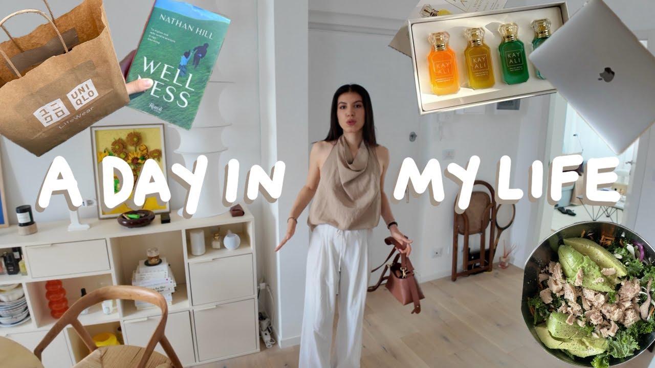 VLOG | Ora è tutto finito in casa!🤩 HAUL Uniqlo & Mango, profumi estivi preferiti, outfit & libri