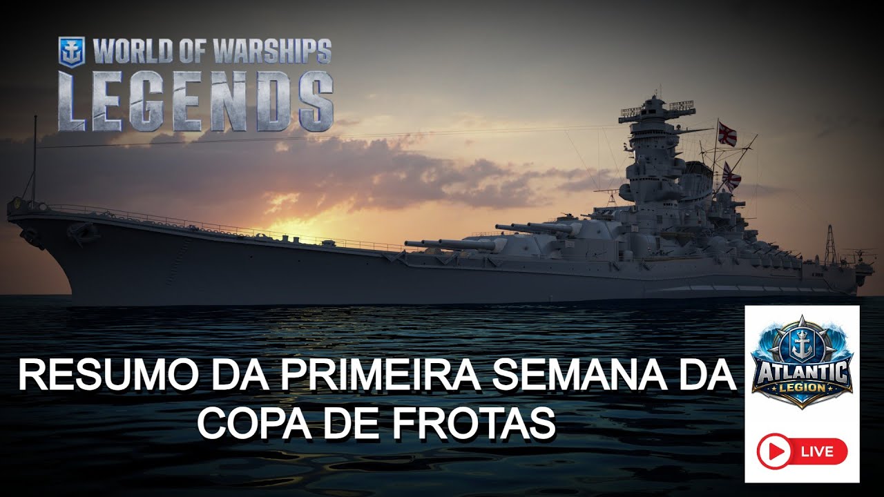 RESUMO DA SEMANA !! COPA DE FROTAS! - WORLD OF WARSHIPS LEGENDS - XBOX SERIES