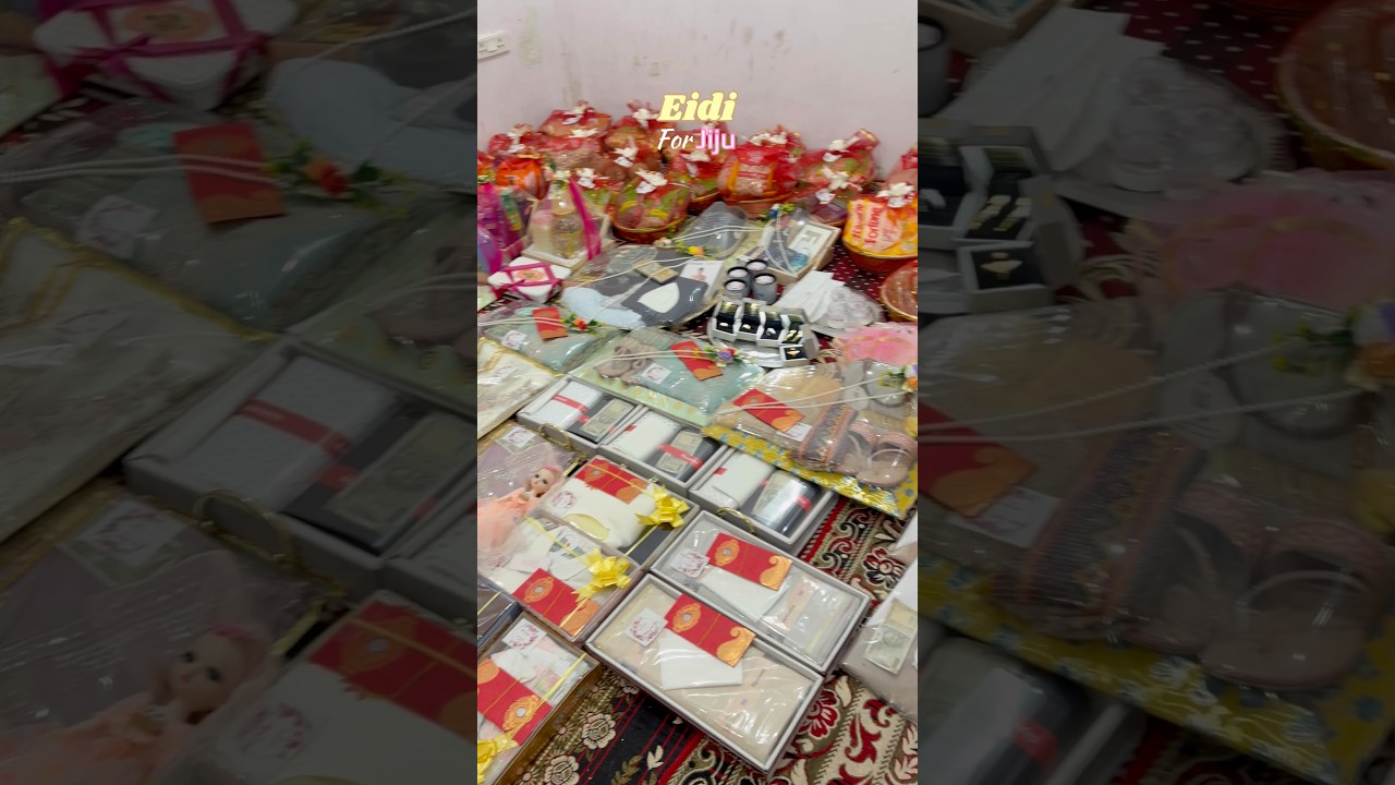 Eidi for jiju 🥹full vlog will upload tomorrow 🤌🏻#minivlog #eid #shortsfeed #youtubeshorts