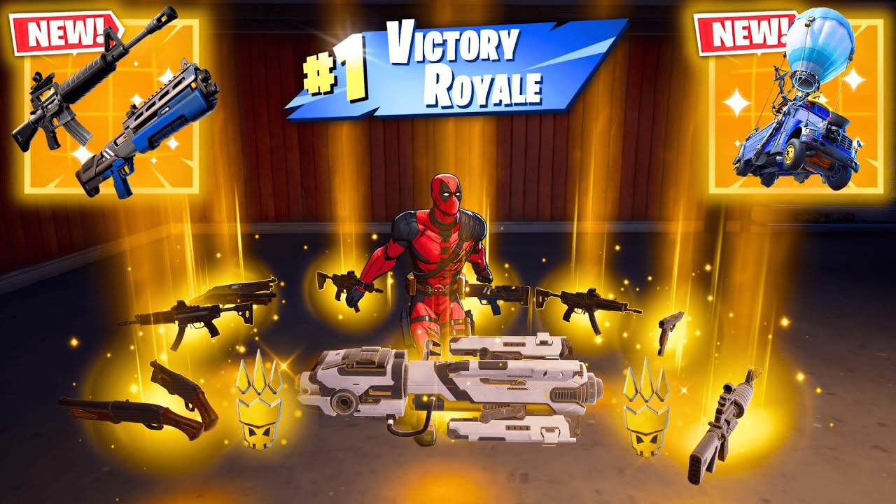 ALL MYTHIC GUNS IN FORTNITE (NEW! Fortnite Chapter 7 Season 1)