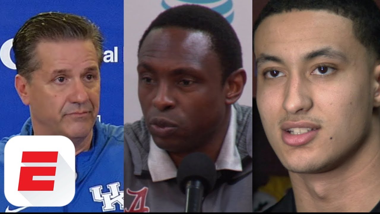 Coaches and players react compilation on FBI investigation into college basketball scandal | ESPN