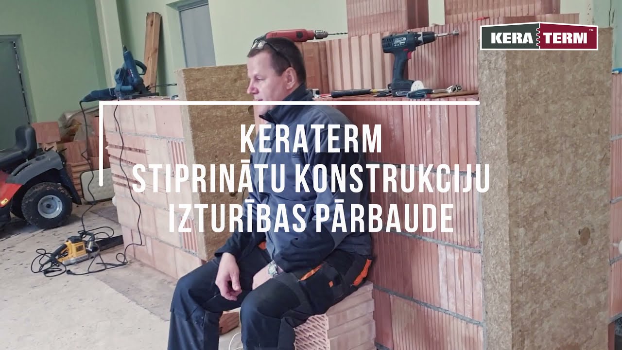 Kā pareizi stiprināt dībeļus KERATERM blokos?