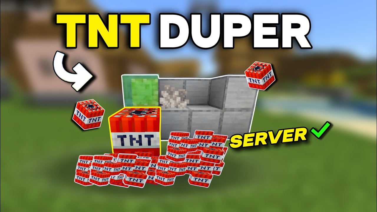Minecraft NEW  TNT DUPER in Bedrock Edition 1.21+ (MCPE/BEDROCK)