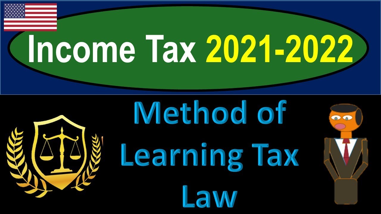 Method of Learning Tax Law 1020 Income Tax Preparation & Law 2021-2022