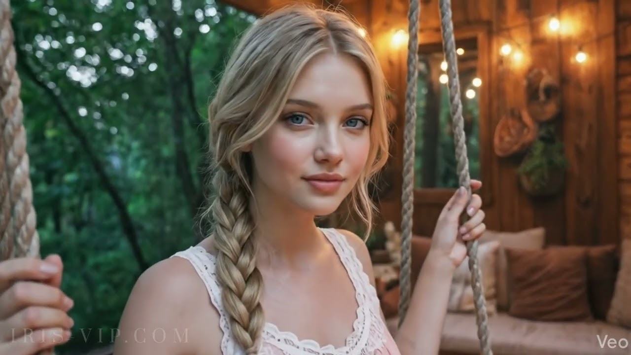 String Lights & Soft Shadows | Secret Garden at Dusk | Cinematic Music Video