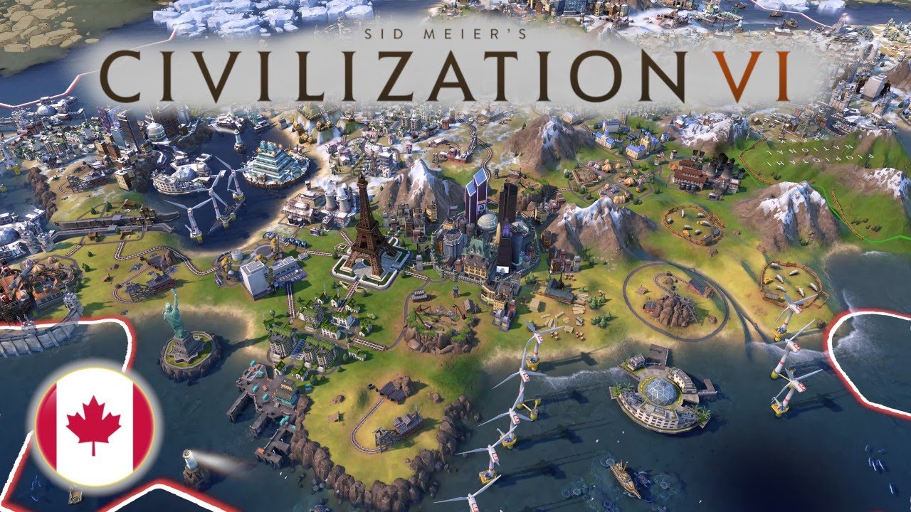 Civilization 6 Longplay – Canada | Huge Archipelago, Marathon Speed, Apocalypse Mode | No Commentary
