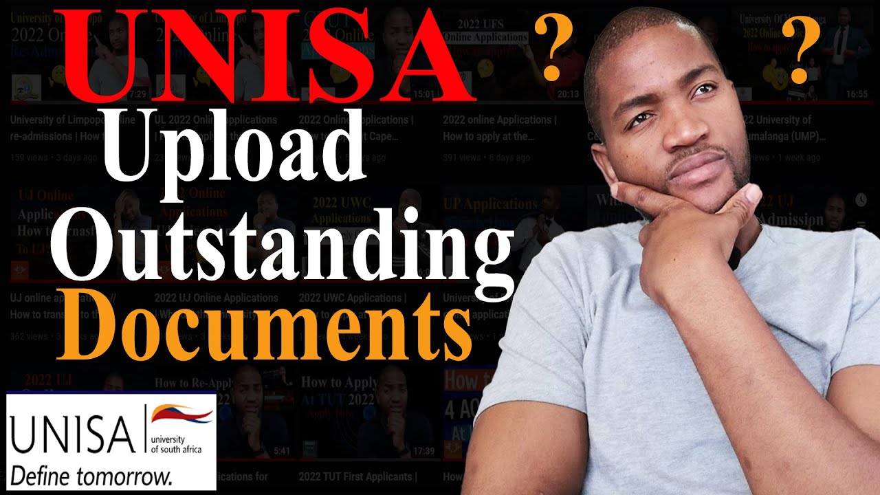 UNISA Online Admissions | How to upload documents at UNISA?