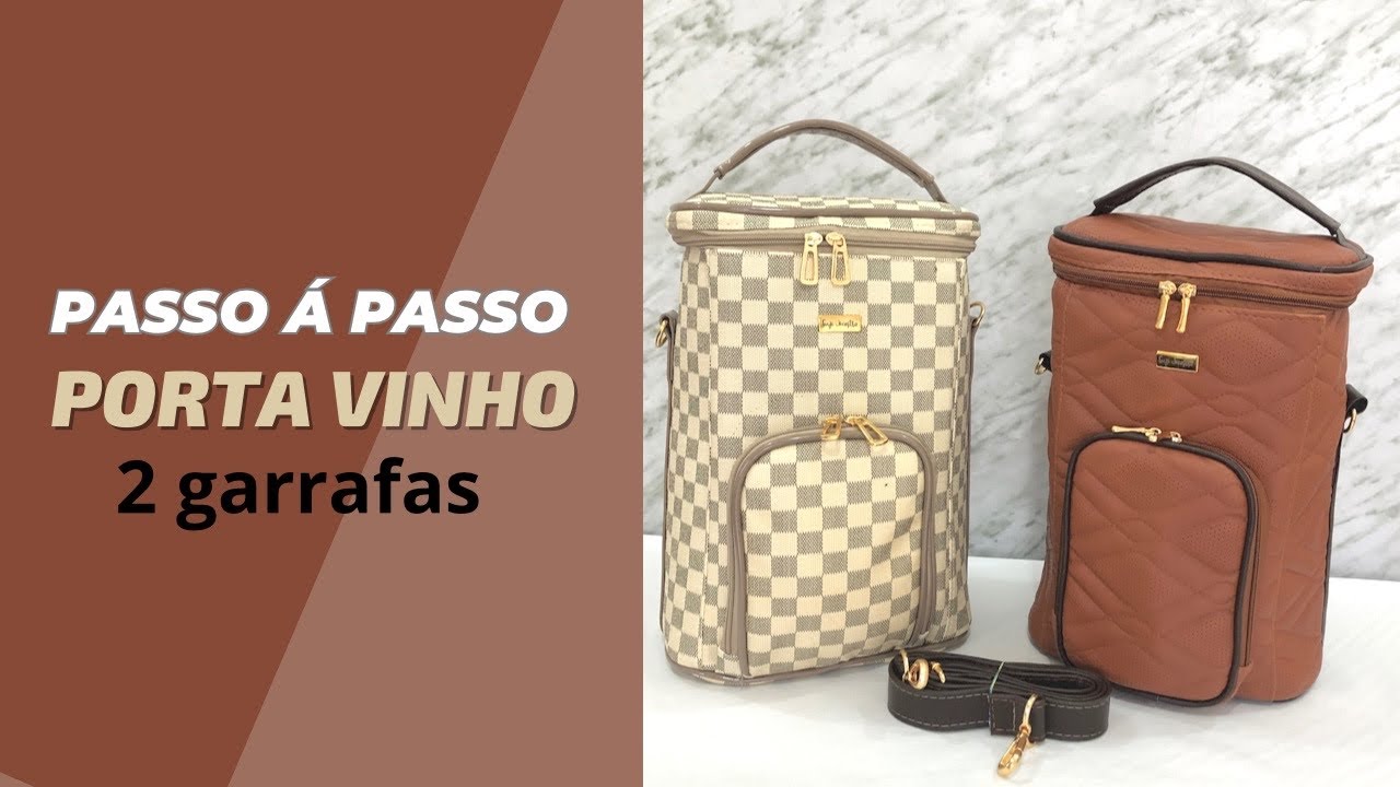 Porta vinho 2 garrafas/ Passo á passo