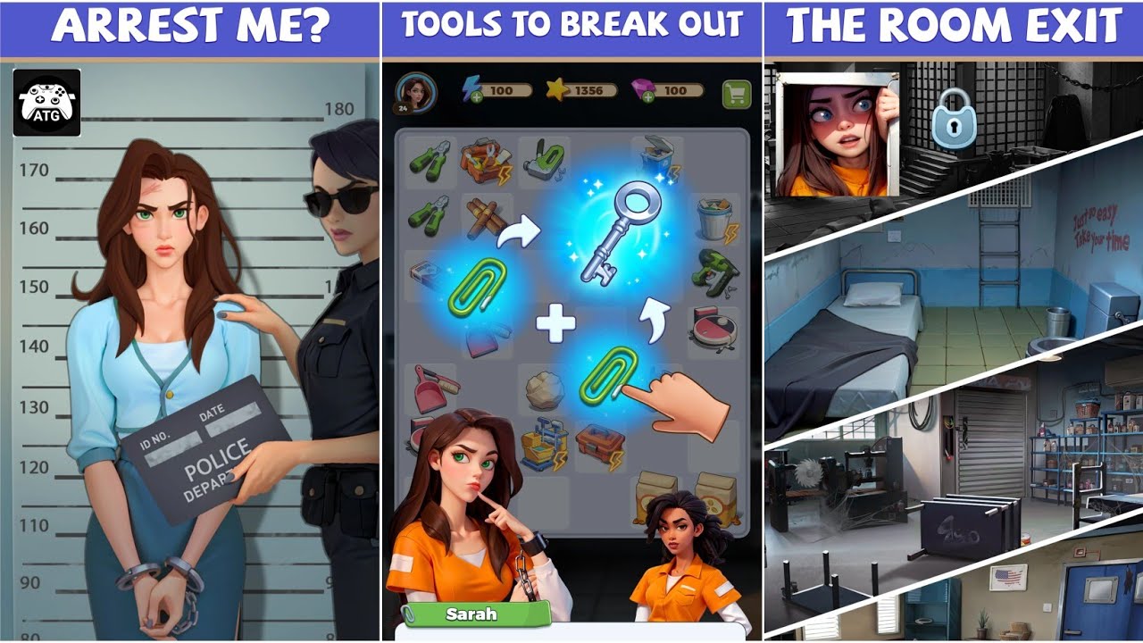Merge Prison : hidden puzzle (ATG) Android, iOS Gameplay #onepluspad