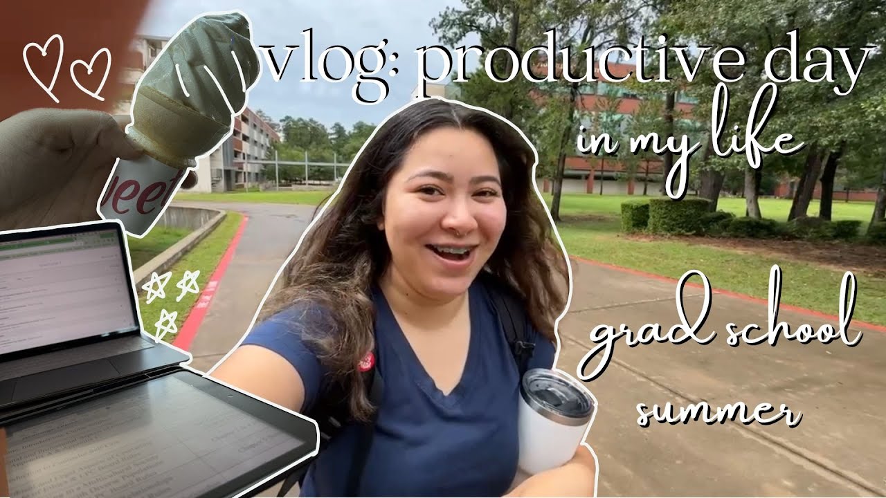 GRAD SCHOOL VLOG: Productive Day in My Life | counseling session, running errands, going to class