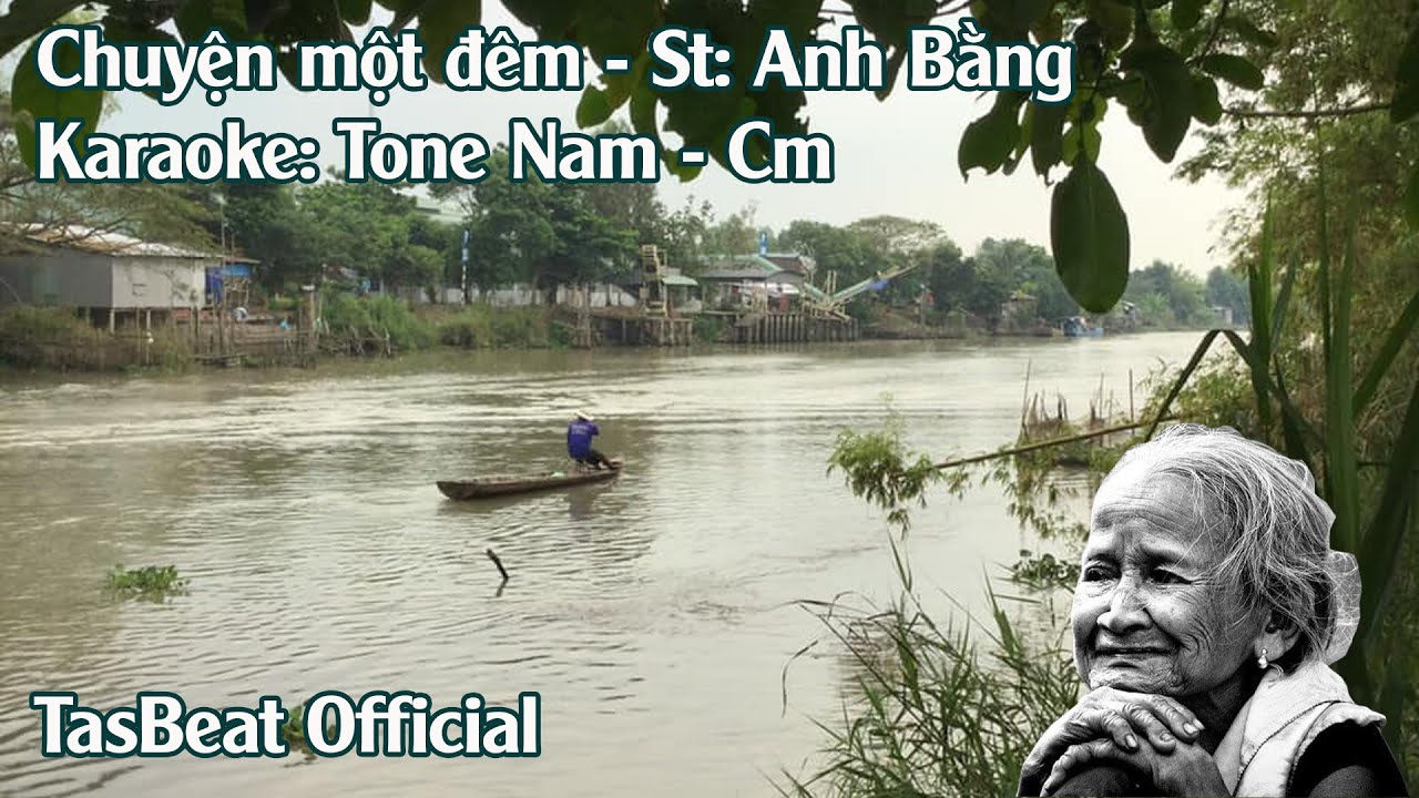 Karaoke Chuyện Một Đêm - Tone Nam | TAS BEAT