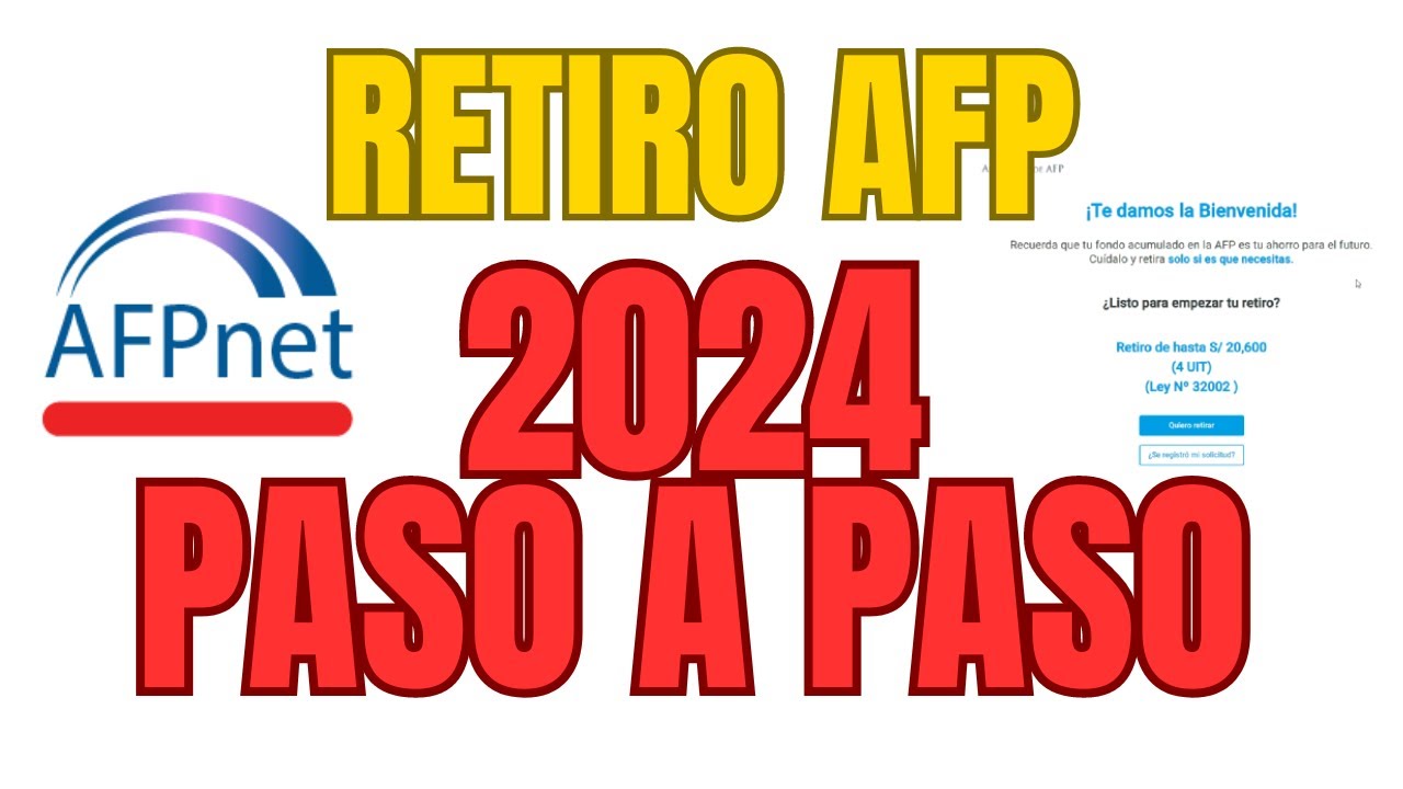 RETIRO AFP 2024 | El mas COMPLETO Y DETALLADO | Solicitud Paso a Paso