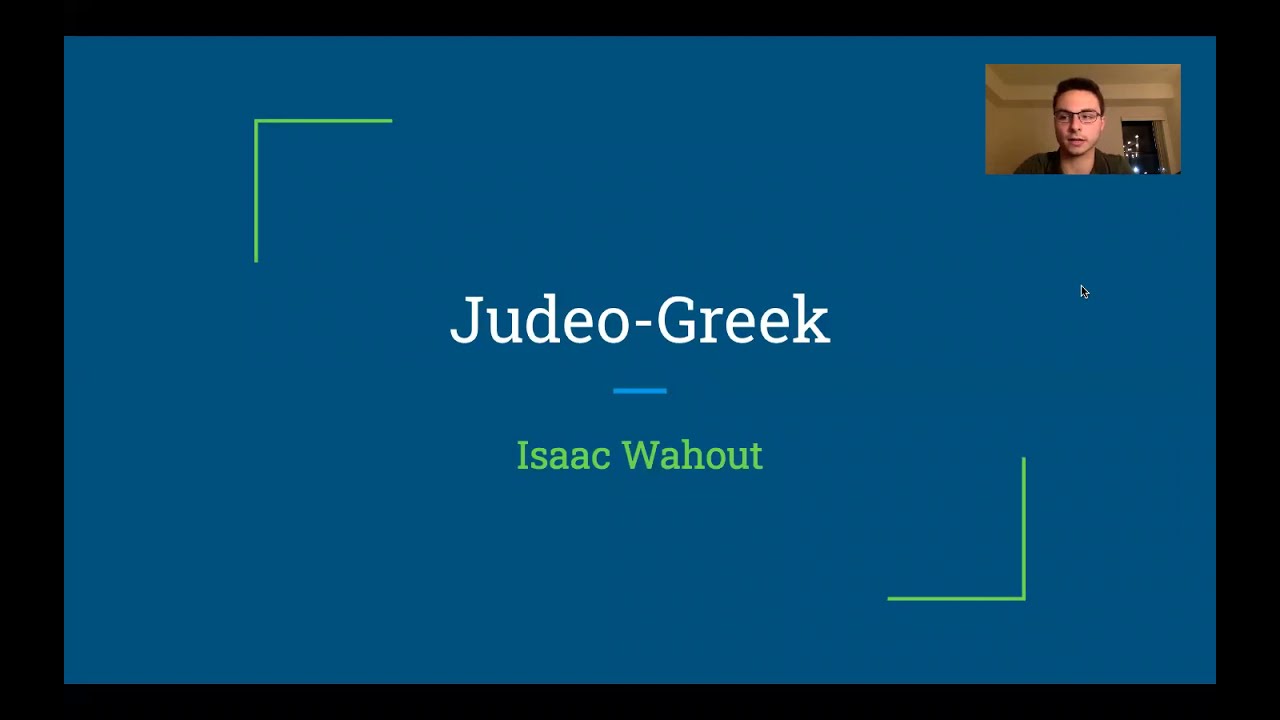 What is Judeo-Greek?