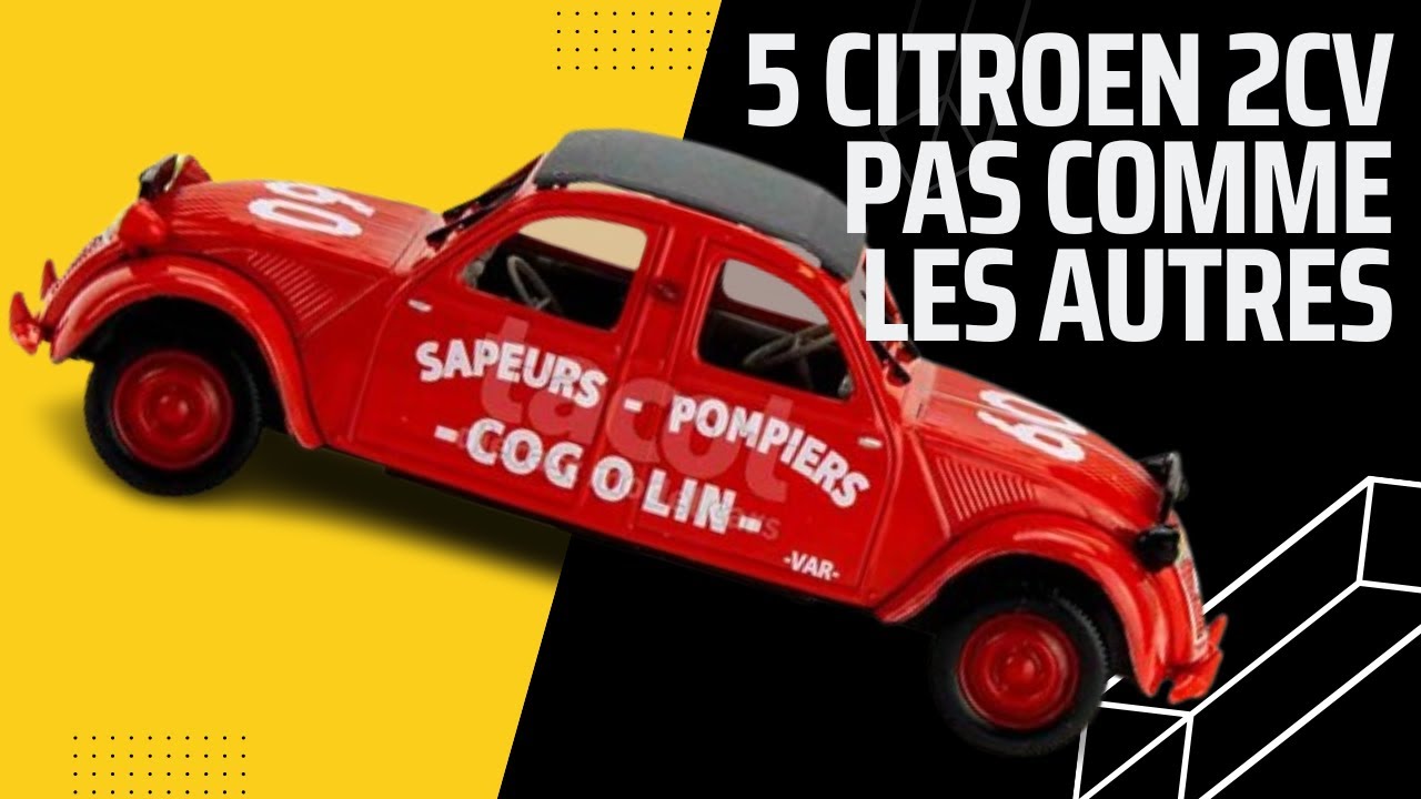 5 Citroën 2CV pas comme les autres