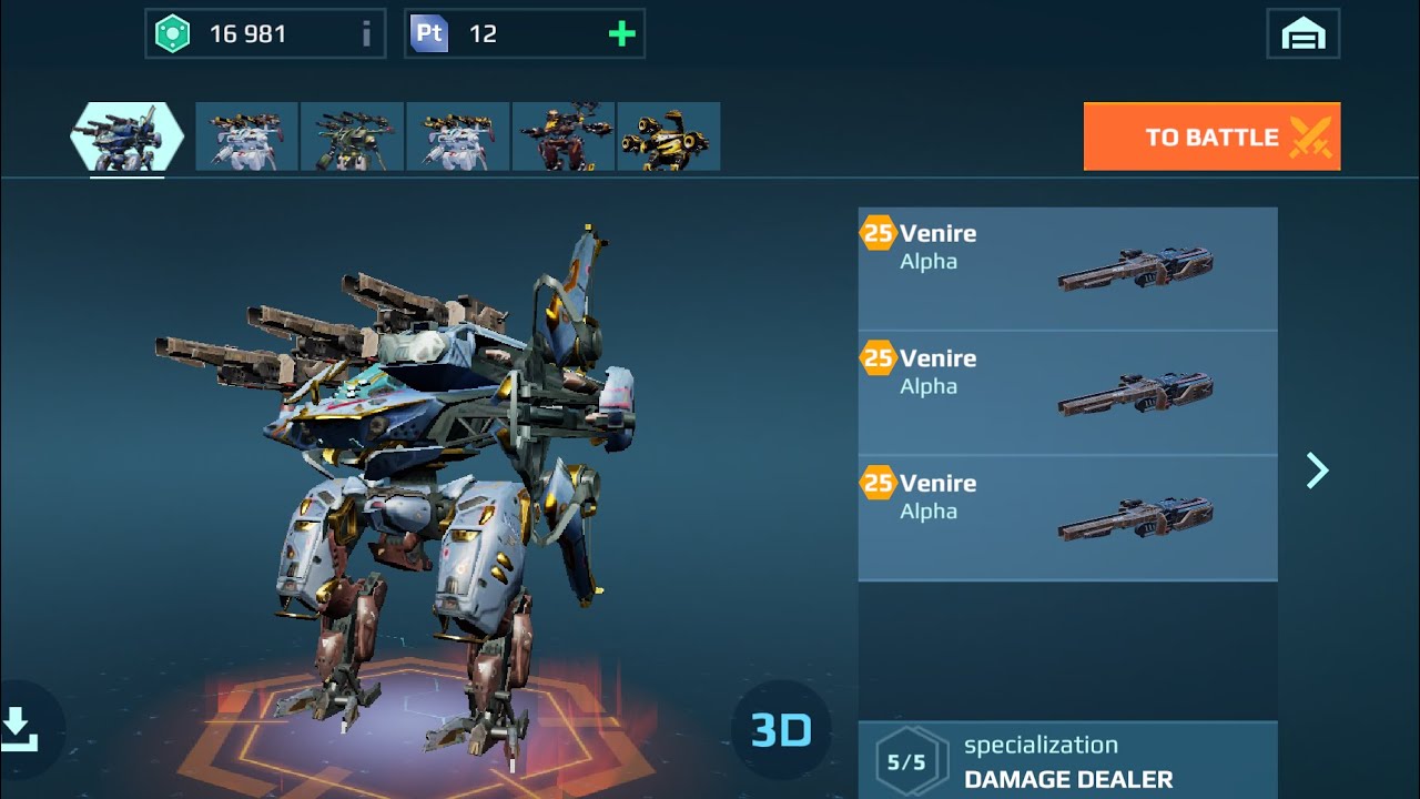 [WR]🔥😎BERSAGLIERE WITH VENIRES PART 2 *SOLO* |War Robots