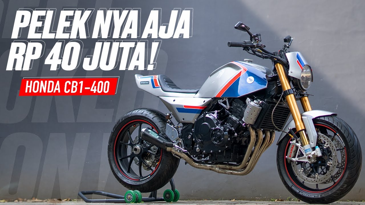 Sepeda Motor Kustom Hedon Street Tracker CB400 #AtenxKatros