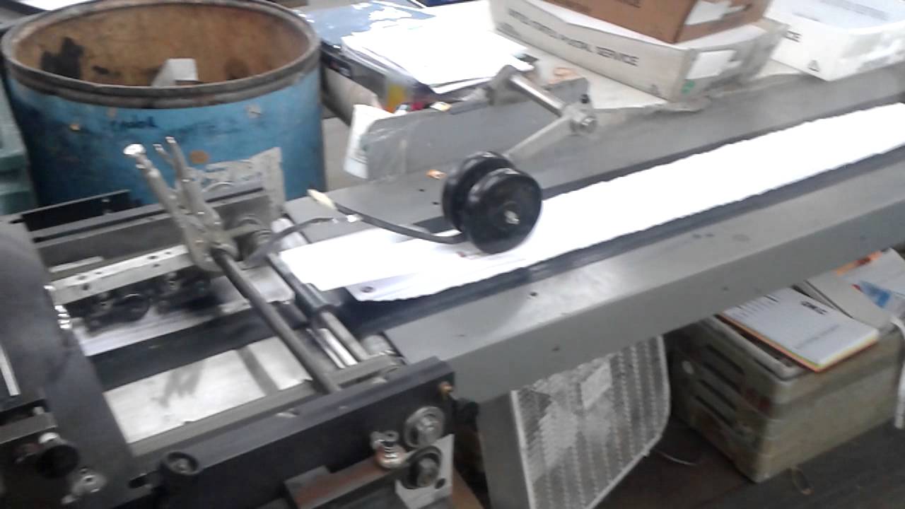 How to Print and Fold and Tab envelopes really fast.