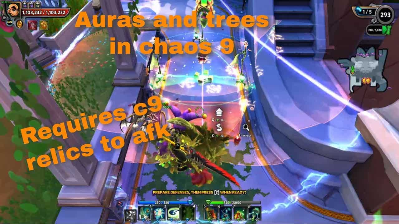 Dungeon Defenders 2! Auras, Nodes and Trees in c9 expedition! (check description!)