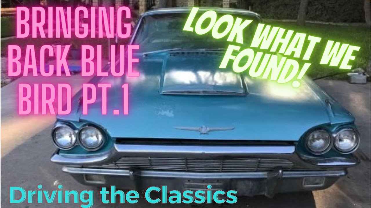 Bringing Back Blue Bird pt. 1 - 1965 Ford Thunderbird Sitting for 13 years