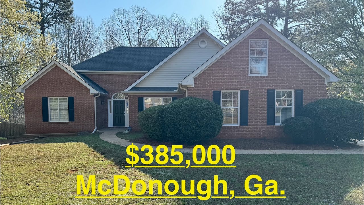🚨Basement home🚨 How would you finish the basement on this affordable McDonough, Ga. Home?