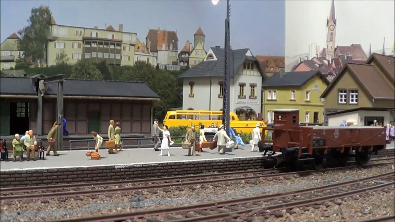 Nebenbahnromantik im Endbahnhof in den 60ern Spur H0 Teil 3