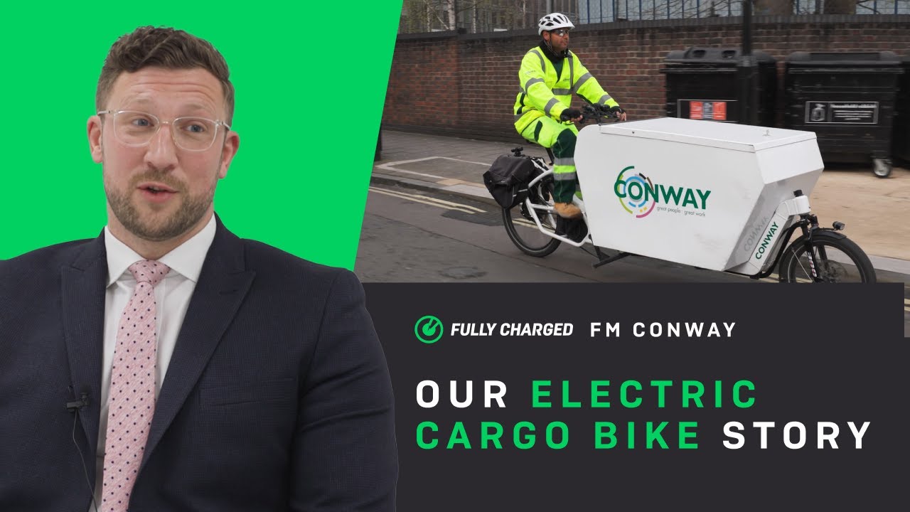 HOW do FM Conway, a leading construction company, use electric cargo bikes?