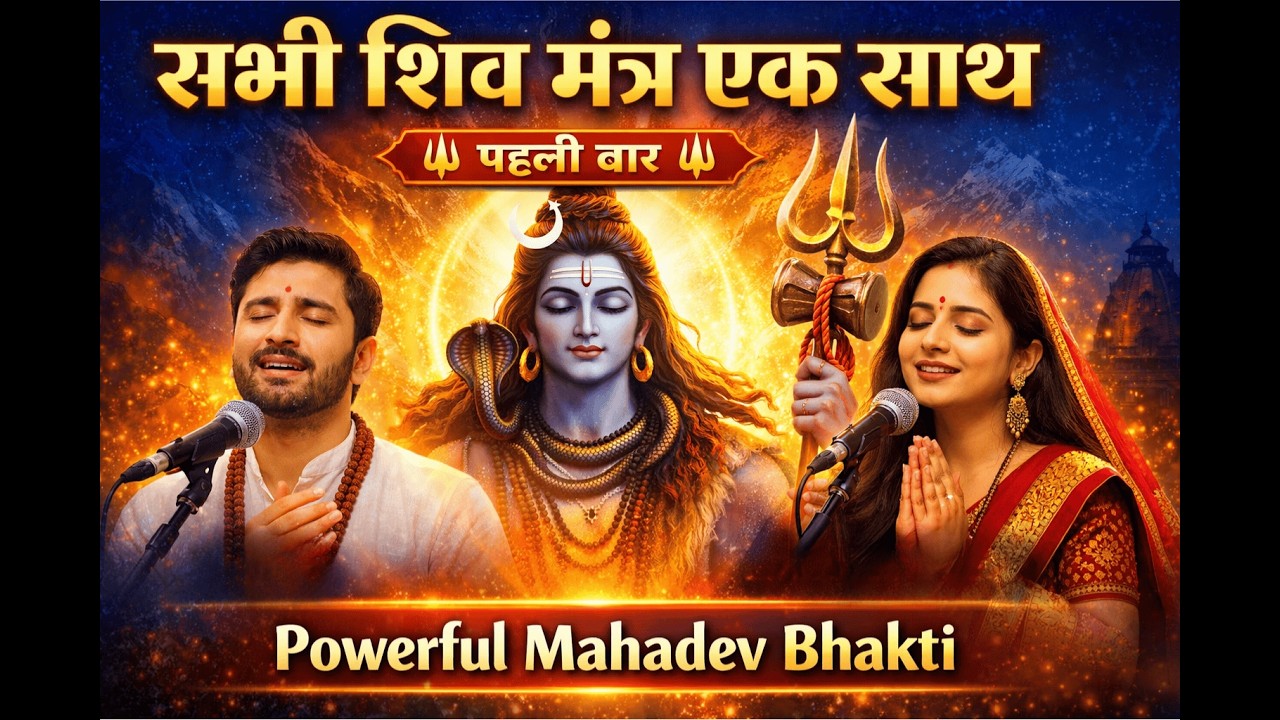 सभी शिव मंत्र और भजन एक साथ  Powerful Mahadev Bhakti Collection 2026. Powerful Shiva Mantras