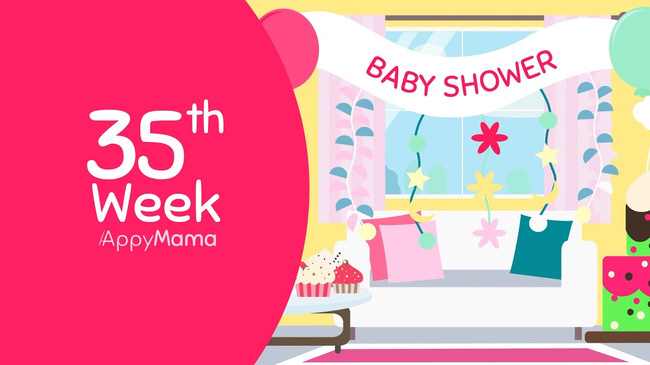 Week 35 of #pregnancy | baby shower