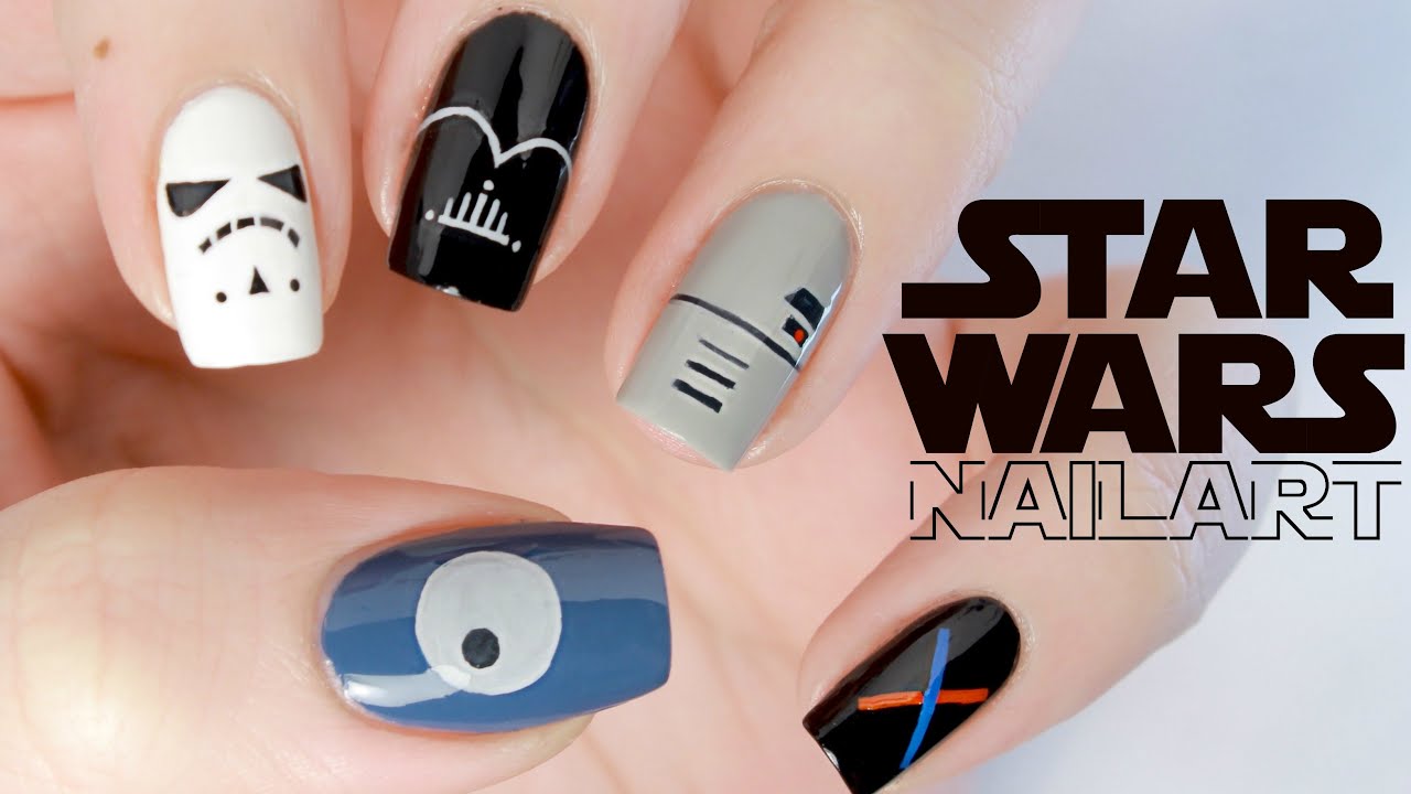 Minimalist Star Wars Nail Art