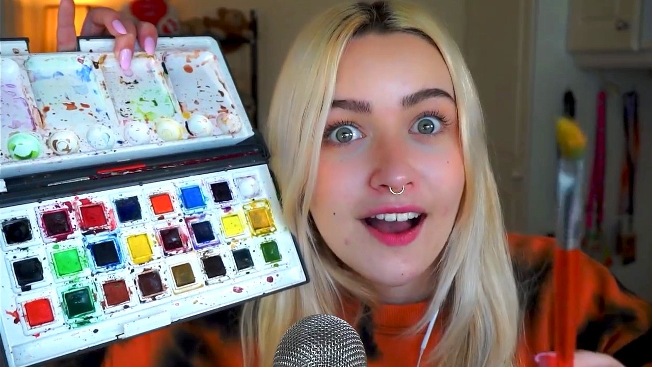 ASMR Friend Paints YOUR Face