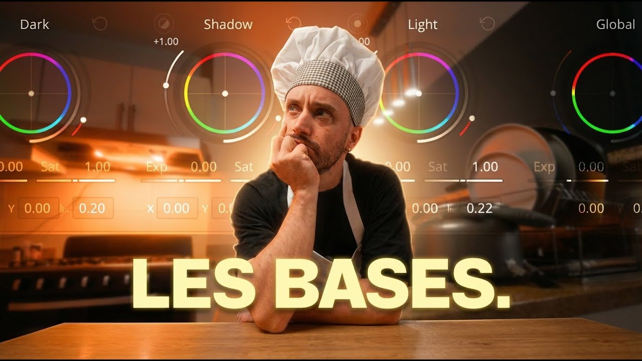 Les BASES du COLOR GRADING expliqué en moins de 15 MIN (Davinci Resolve)