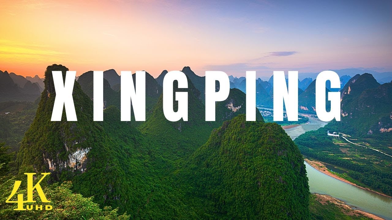 Xingping, Guangxi, China 🇨🇳 4k UHD | Drone footages