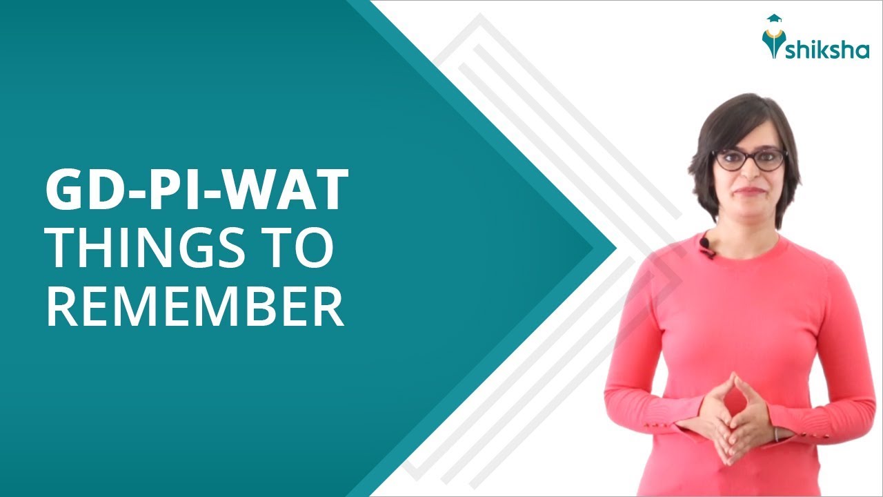 WAT-GD-PI |Things to remember