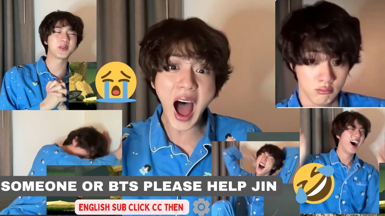 ENG SUB - BTS Jin Plays Game Live On Weverse was Hilarious |Jin Lost His Mind