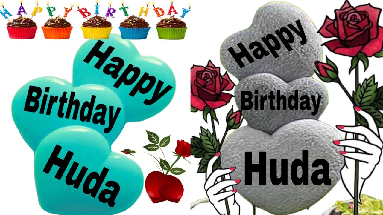 Happy Birthday Huda/Happy Birthday to you Huda/Happy Birthday song Huda/Birthday wishes Huda