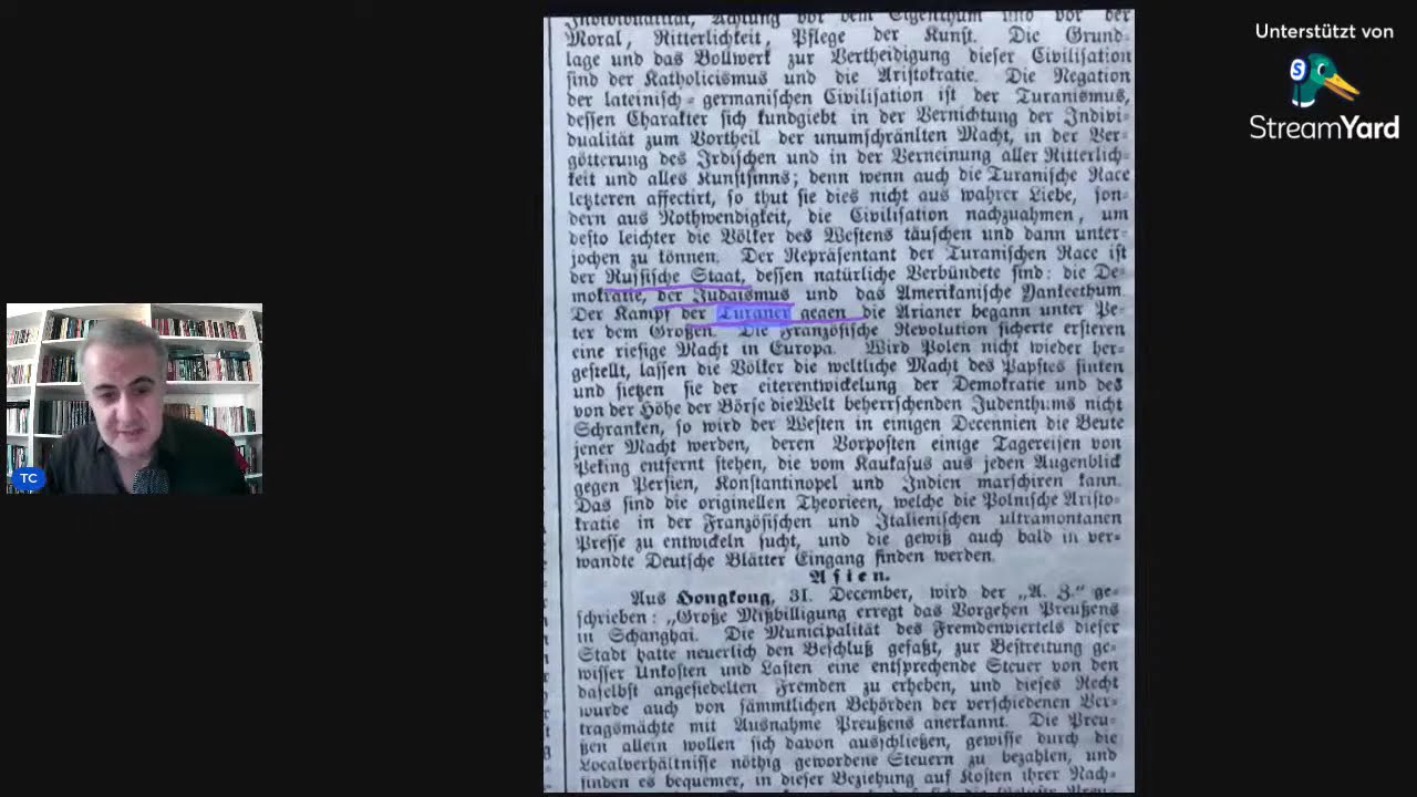 1866'DA, ALMAN GAZETELERİNDE ABD, RUSYA VE YAHUDİLER TURAN VE İTTİFAKÇILARI OLARAK, GÖSTERİLİYOR!