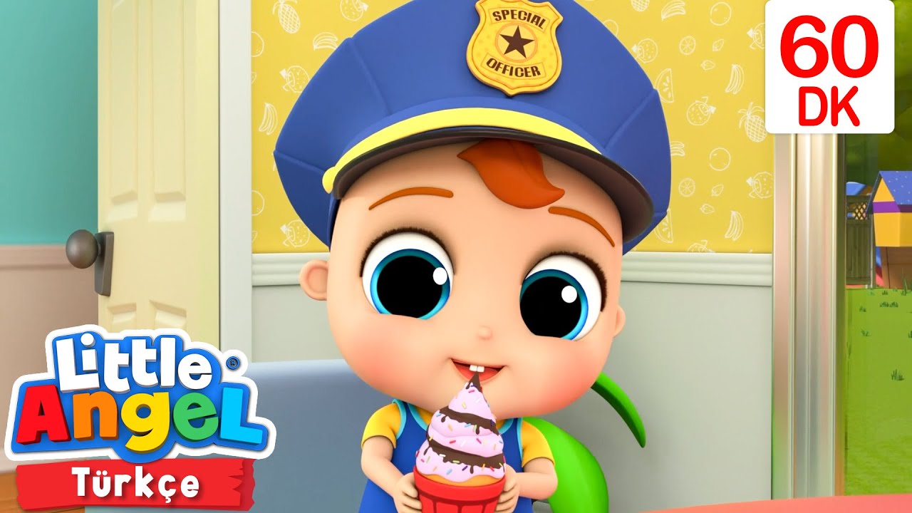 Şekerlemeler Güvende Can Bebek Ha-ha-ha 🍬 | Little Angel | Çocuk Çizgi Filmleri | Moonbug Kids